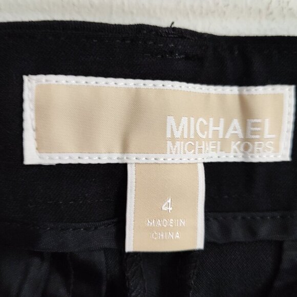 Ladies SZ 4 Michael Kors Black Slim Leg Pant - Picture 5 of 5